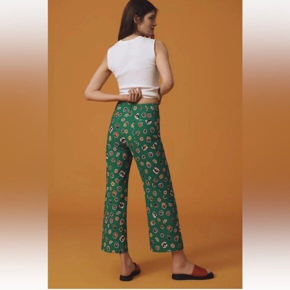 NWT Size 27 -The Colette Magic Fabric Crop Wide-Leg Pants by Maeve (NWT US$ 130) - Picture 3 of 16